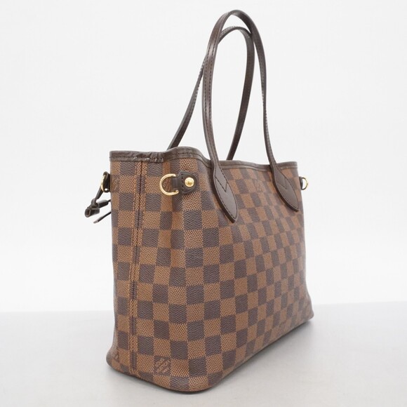 LOUIS VUITTON Brown Damier Neverfull PM Tote Bag - Picture 2 of 16